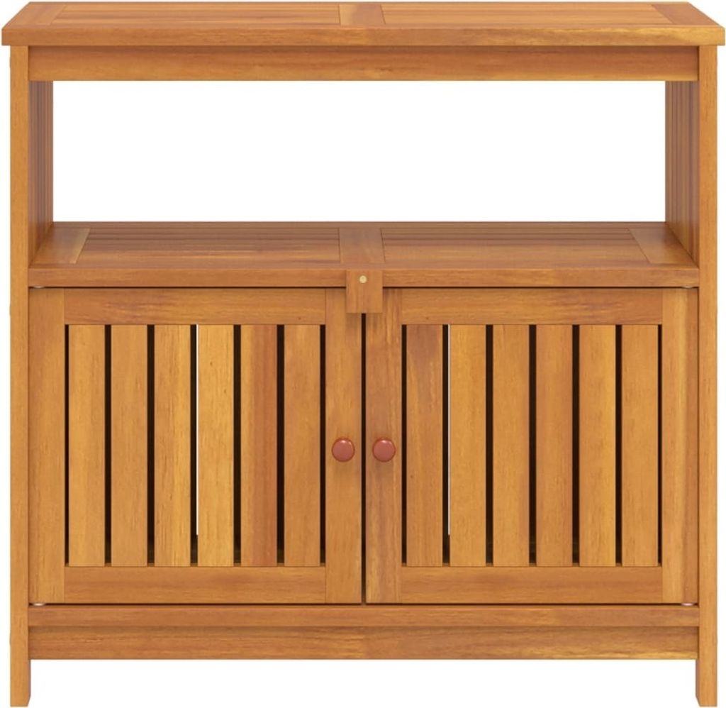 "Winter Sale" Gartentische - Braun Garten-Konsolentisch 80x35x75cm Massivholz Akazie DE1957612