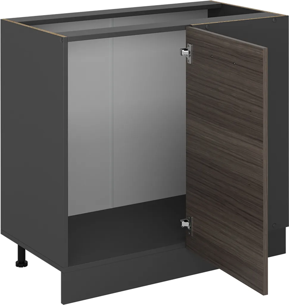 Caisson d'angle Vicco R-Line 86cm Gris noble robuste pour cuisine modulable - 4