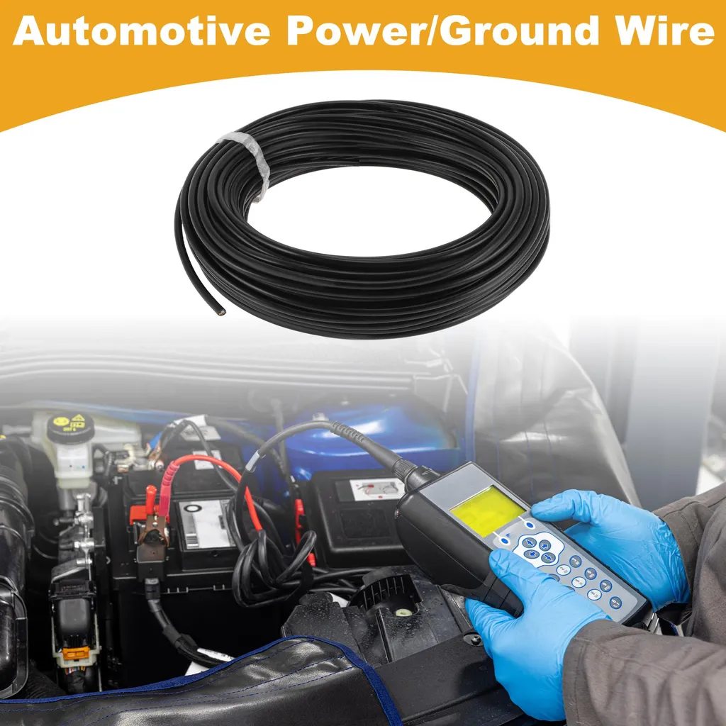 Câble anti-parasite pour masse autoradio 20AWG isolé 4 conducteurs 30m