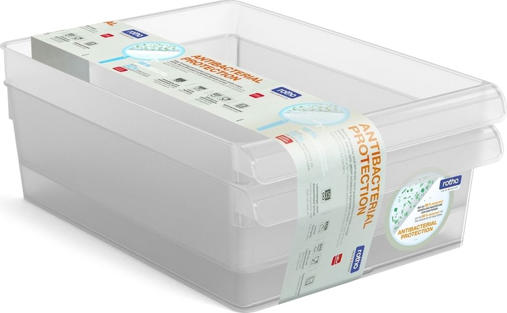 3er Set Kühlschrankorganizer LOFT, Farbe:Transparent Produktbild 