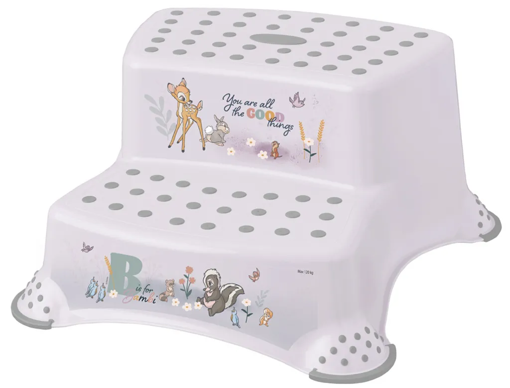 Keeeper 1003251926600 Tabouret Marchepied Igor Bambi Blanc 2 Marches