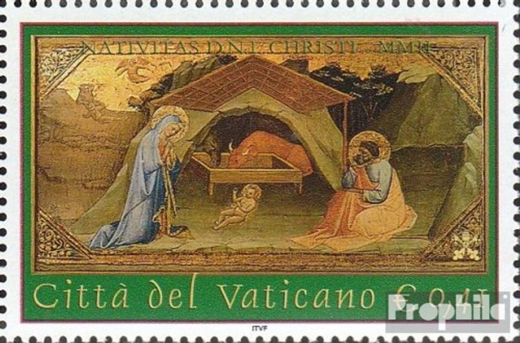 Briefmarken Vatikanstadt 2002 Mi 1427 (kompl.Ausg.) gestempelt Weihnachten