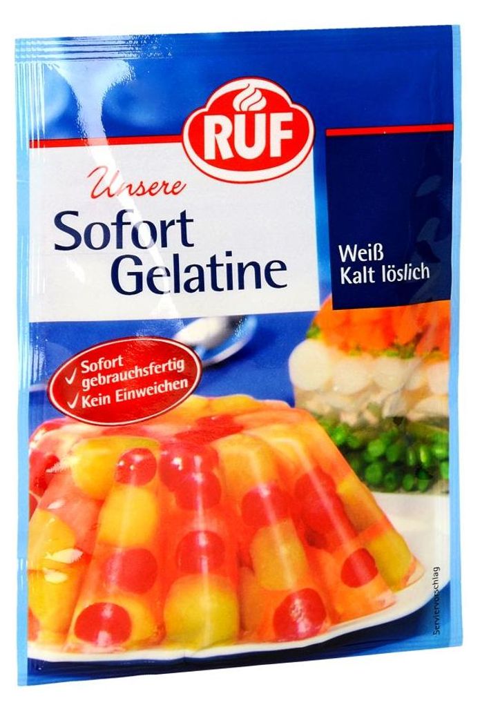RUF Gélatine instantanée blanche, froide et soluble bonne Image du produit 