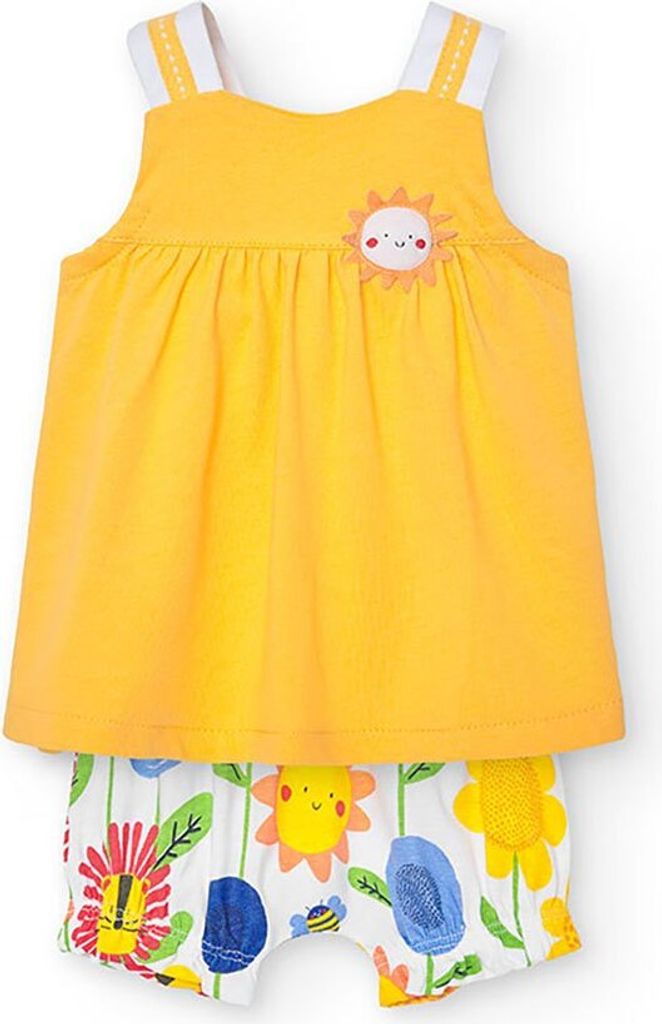 Boboli 128012 Set Ohne Ärmel Gelb 1 Months Gelb 1 Months