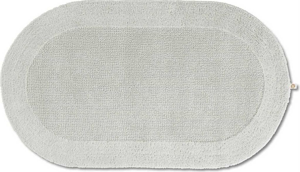 RHOMTUFT Badematte EXQUISIT Farbe perlgrau Größe 60x100 cm