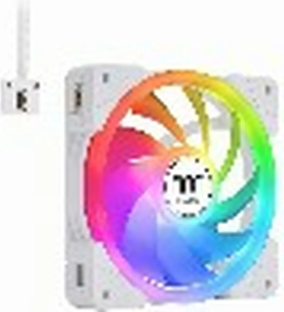 Thermaltake SWAFAN EX12 ARGB 120mm Bianco - Kit 3 Ventole Case