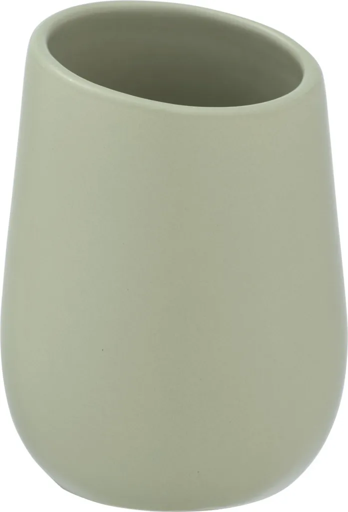 Portaspazzolino Ceramica Verde Lime Badi Wenko | Design Opaco