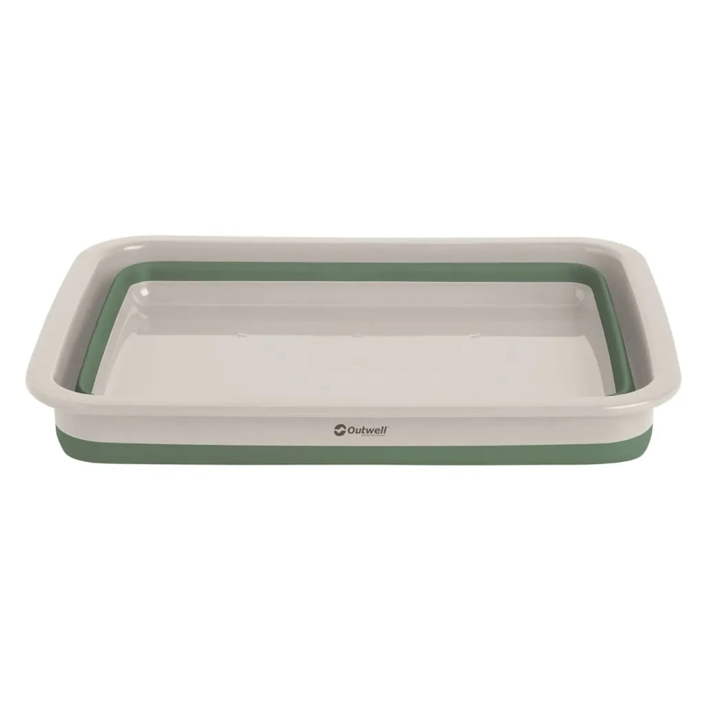 Bol de rinçage Pliable Outwell Shadow Vert - Design Compact et Robuste