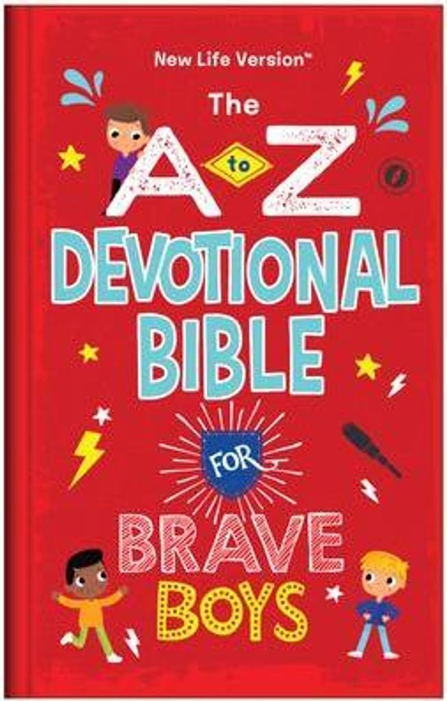 A To Z Devotional Bible For Brave Boys – Lingua: Inglese