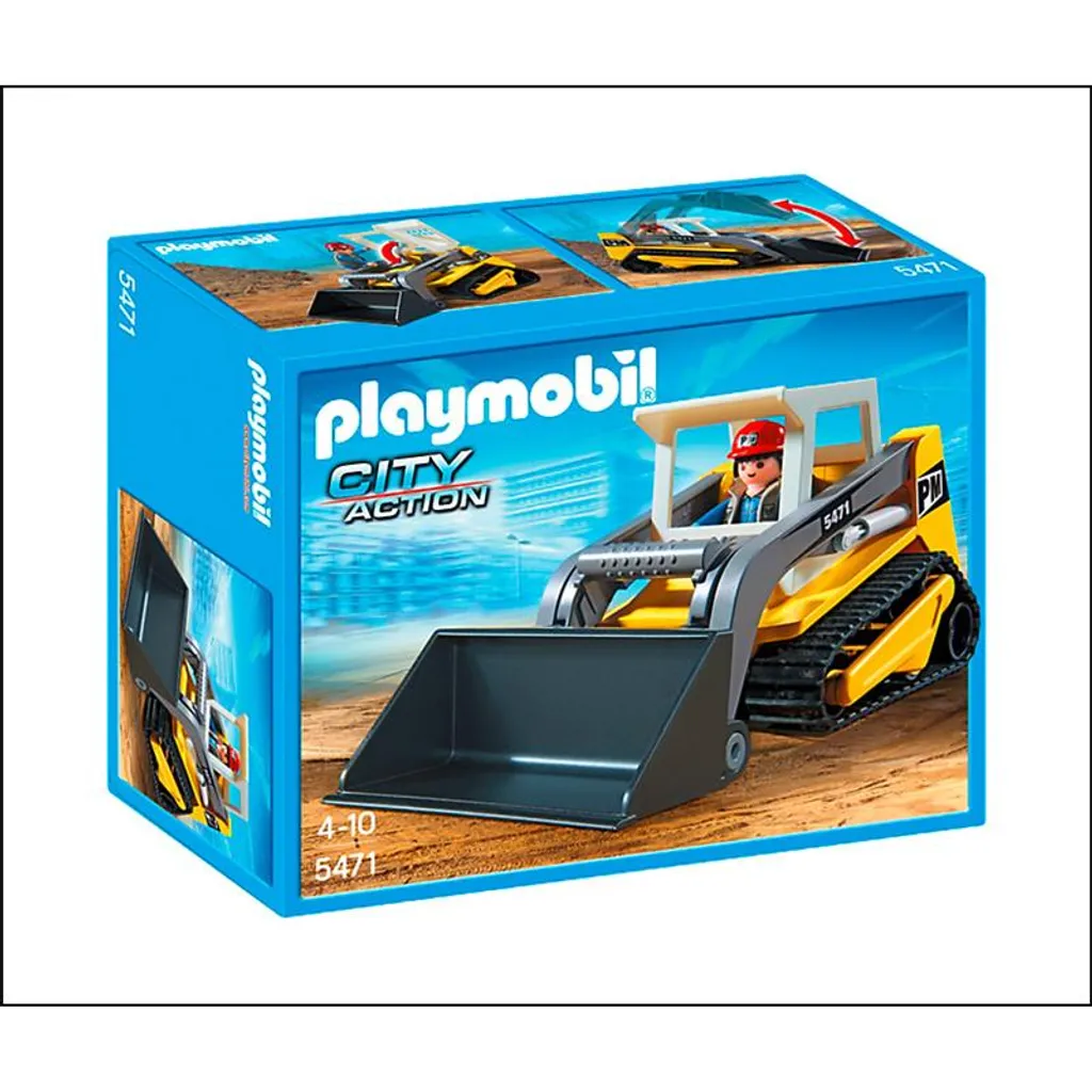 Véhicule de chantier chargeuse sur chenilles PLAYMOBIL 5471 City Action