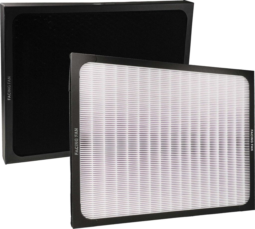 vhbw 2-teiliges Filter-Set kompatibel mit Blueair Classic 280i, 270E, 270E Slim, 250E, 303, 270 Luftreiniger - Kombifilter, Partikelfilter