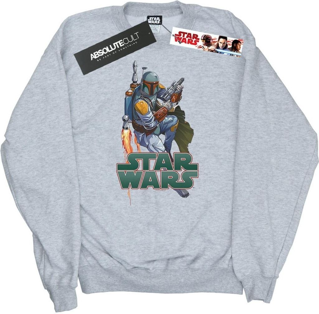 Star Wars - "Fired Up" Sweatshirt für Herren BI45587 (3XL) (Grau)