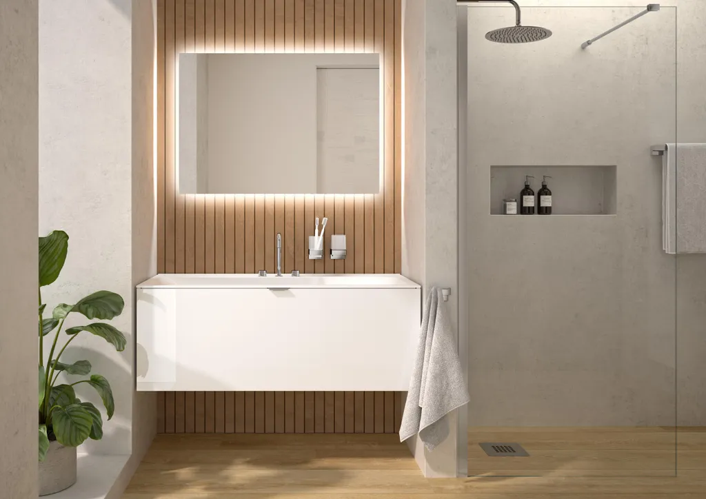 Miroir de Salle de Bain LED emco MI 140 avec Rétroéclairage Design - 2