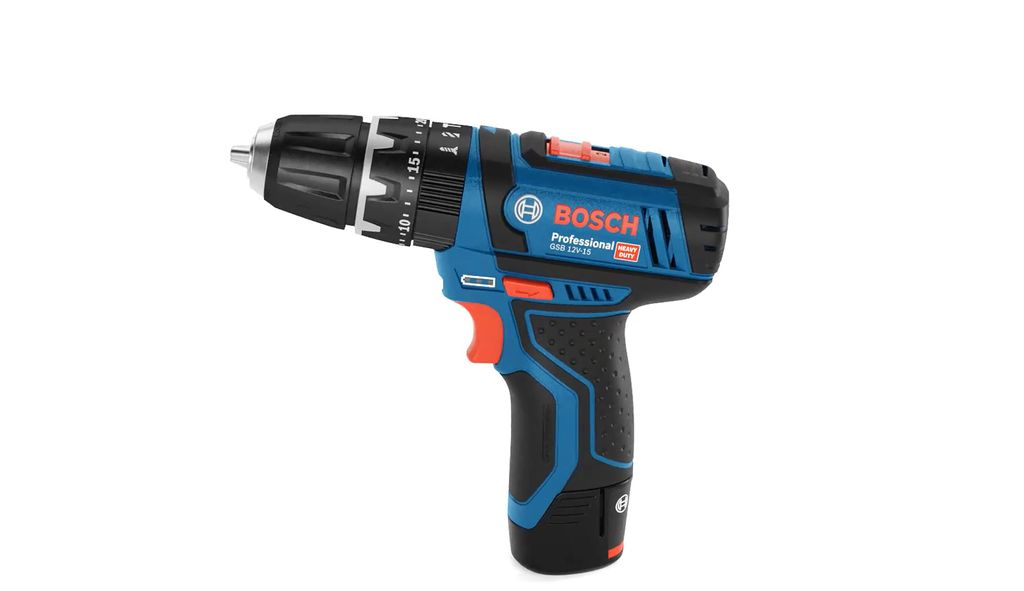 Bosch GSB 12V-15 Professional, Wiertarka pistoletowa, 1 cm, Zdjęcie produktu 