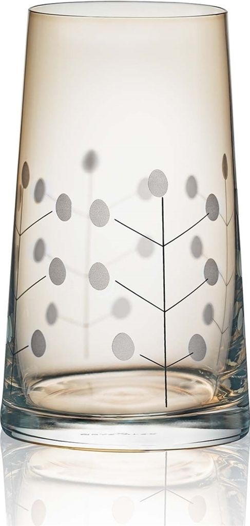 Goldene Vase mit PflanzenNachbildung