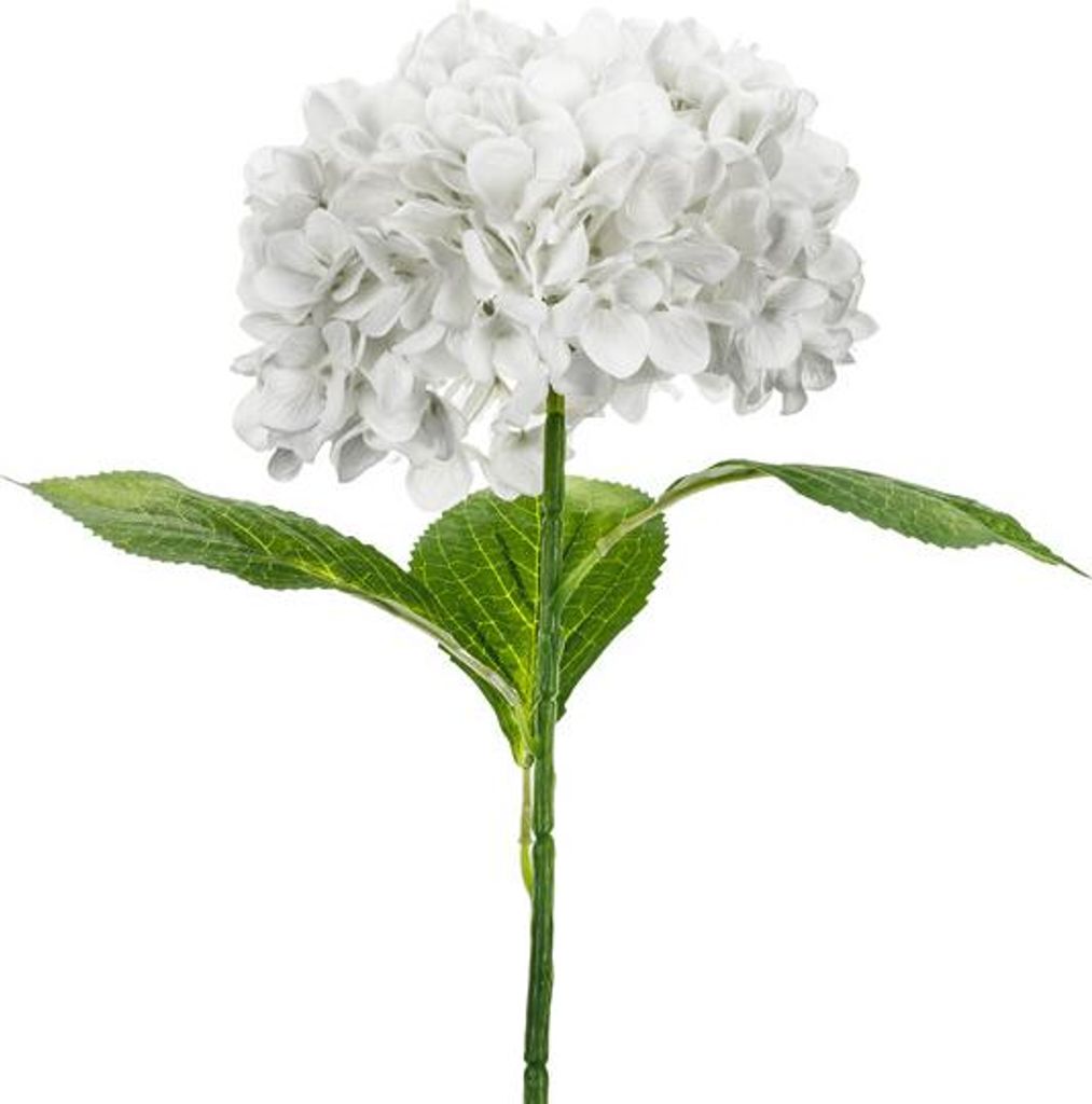 Kunstblume - Hortensie Premium, 69 cm, weiß