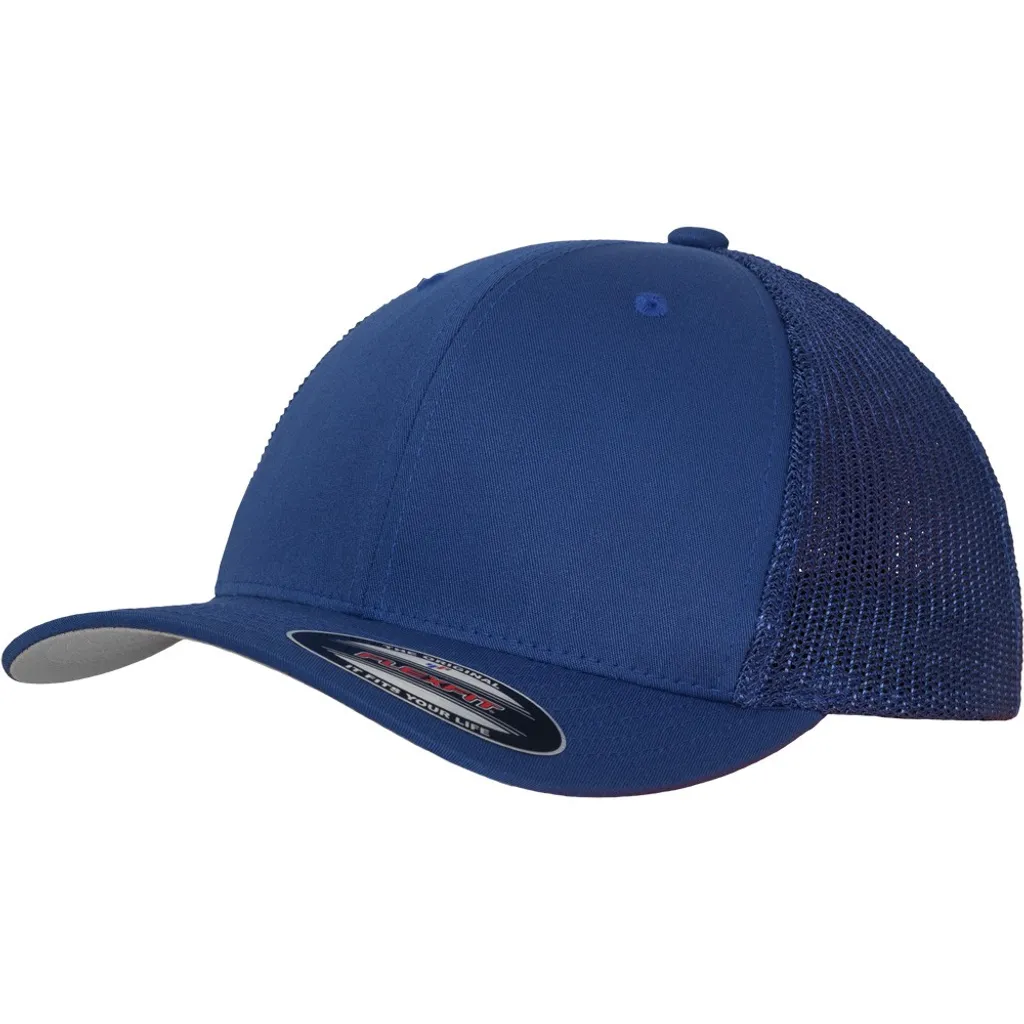 FLEXFIT 6511 | Cappello / Berretto / Cappello Trucker a rete - Colore: Royal - Taglia: L/XL
