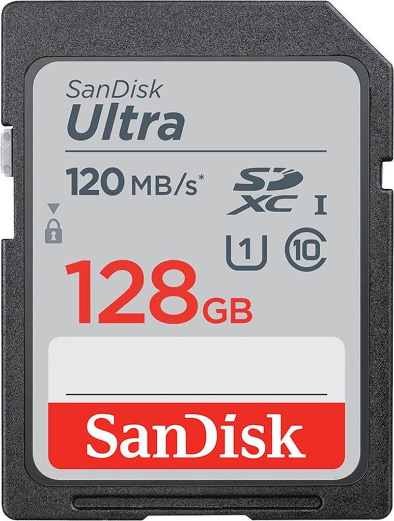 Sandisk SD Speicherkarten Sandisk Ultra Silber 128GB Produktbild 