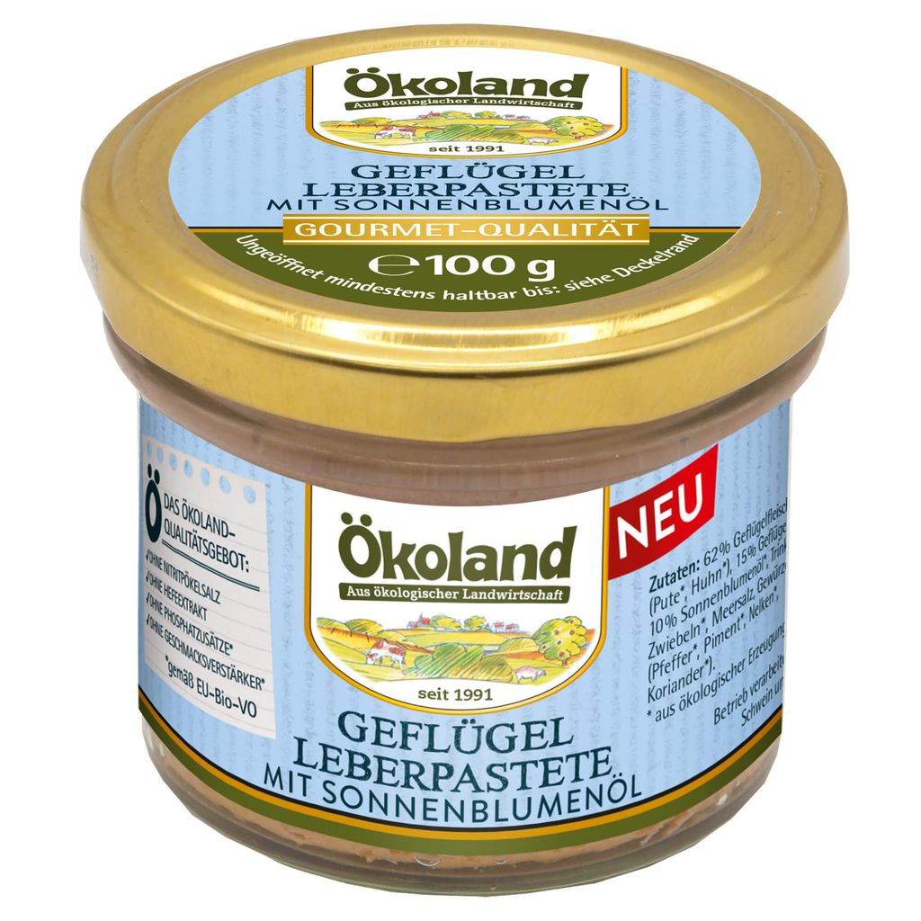 Geflügel-Leberpastete in Gourmet-Qualität - Glas 100g