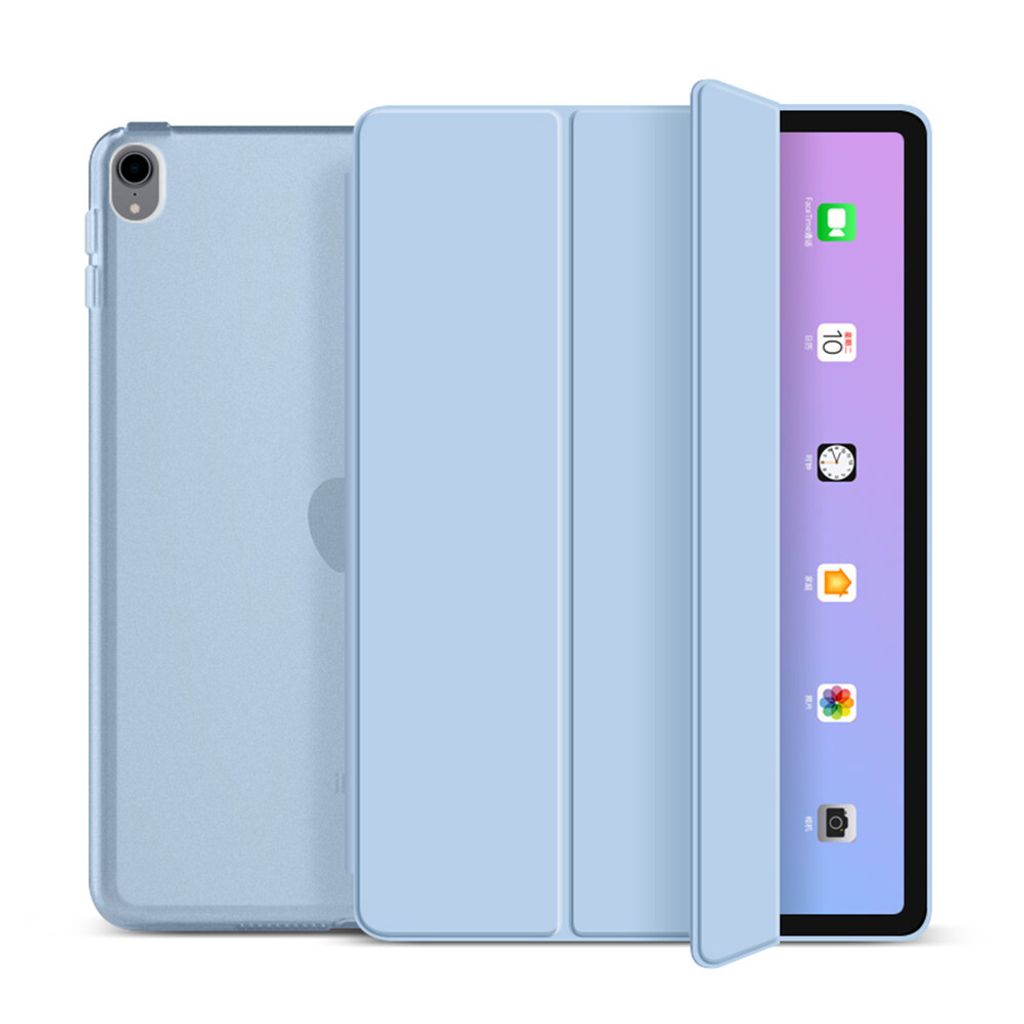 Schutzhülle für Apple iPad Air 13 Zoll 2026 (M4) / 2025 (M3) / 2024 (M2) Smart Cover Etui Tasche Hülle Wake Up / Sleep Schlank Design - ICE BLUE