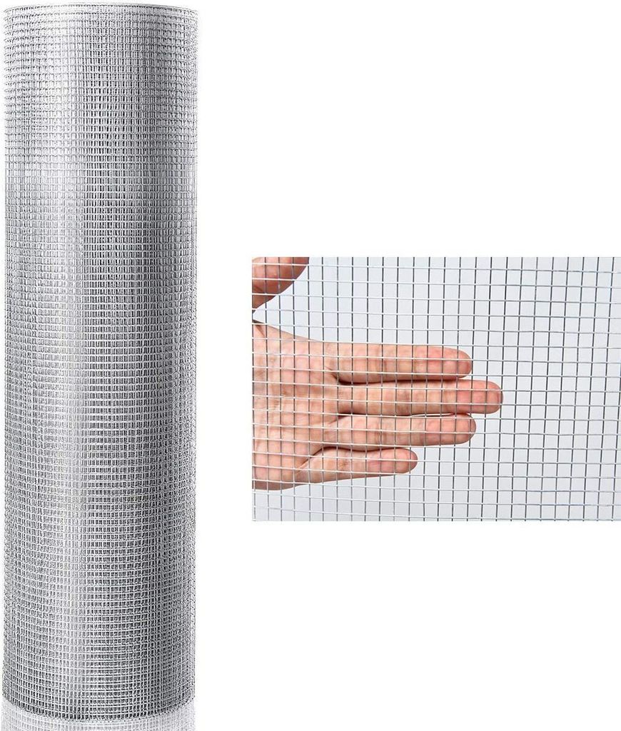 COSTWAY 7x7mm drátěné pletivo pro voliéry kovové drátěné Obrázek produktu 