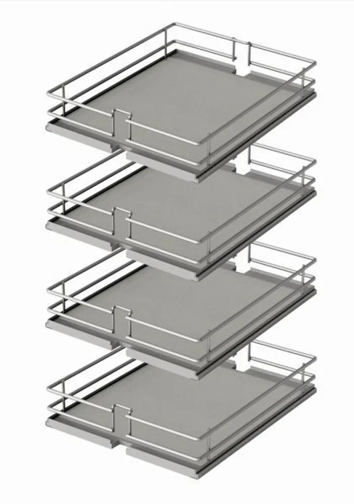 Panier coulissant pour colonne 400mm VS TAL Larder Premea argent