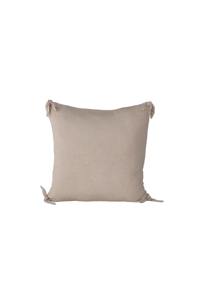 Fodera Cuscino Nora 60x60 cm Beige | Tessuto Naturale per Arredo Country