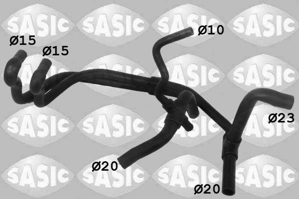 Tuyau de Radiateur SASIC SWH4190 pour Clio - Remplacement OE 7700412082