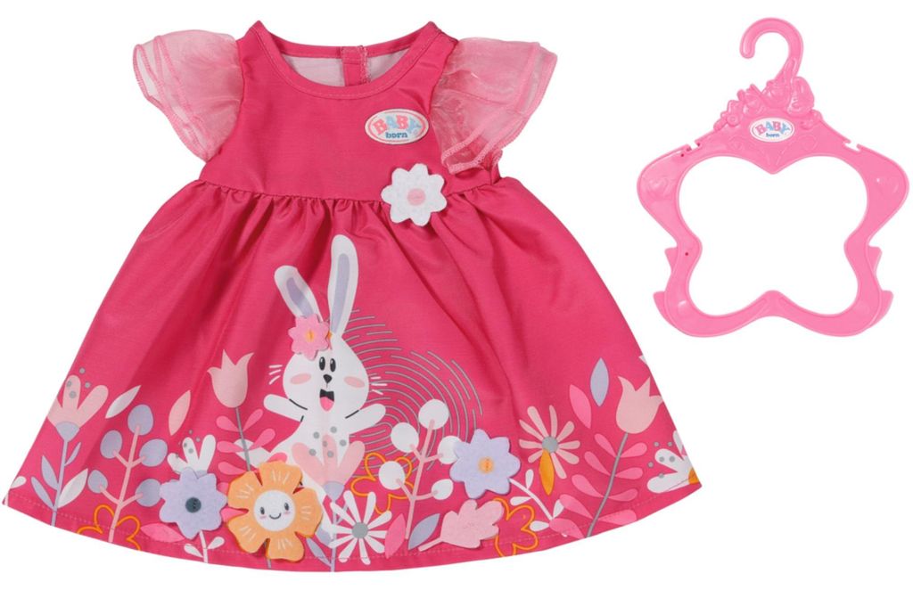 Zapf BABY born Kleid Blümchen 43cm Produktbild 