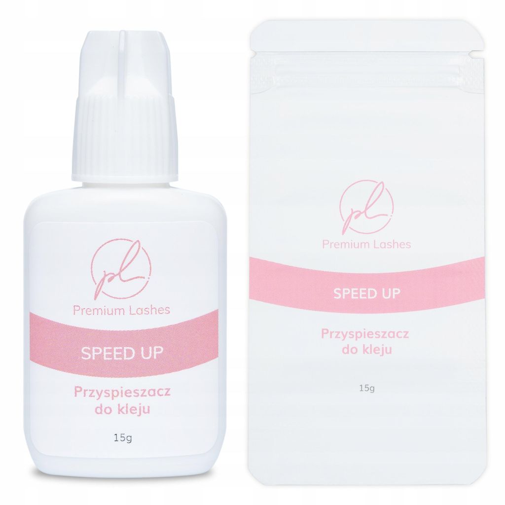 Speed Up - Premium Lashes Wimpernkleber-Beschleuniger 15g + Thermobeutel