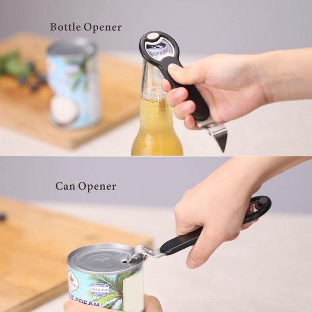 Handgefertigte 2-in-1 Bliköffner mit Magnetischer Aufnahme für Kühlschrank und Camper