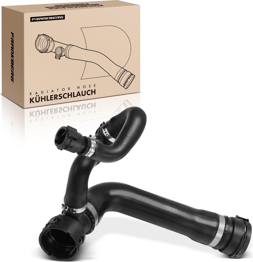Frankberg 1x Kühlerschlauch Kühlwasserschlauch für BMW 7er E65 E66 E67 2005-2008 3.0L