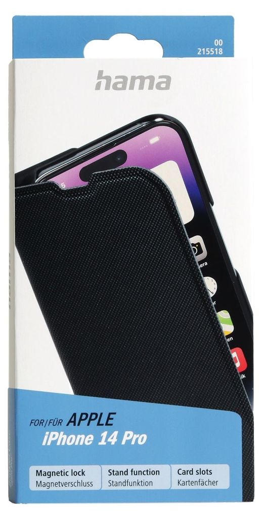 Hama Slim Pro, Folio, Apple, iPhone 14 Pro, 15,5 cm (6.1"), Produktbild 