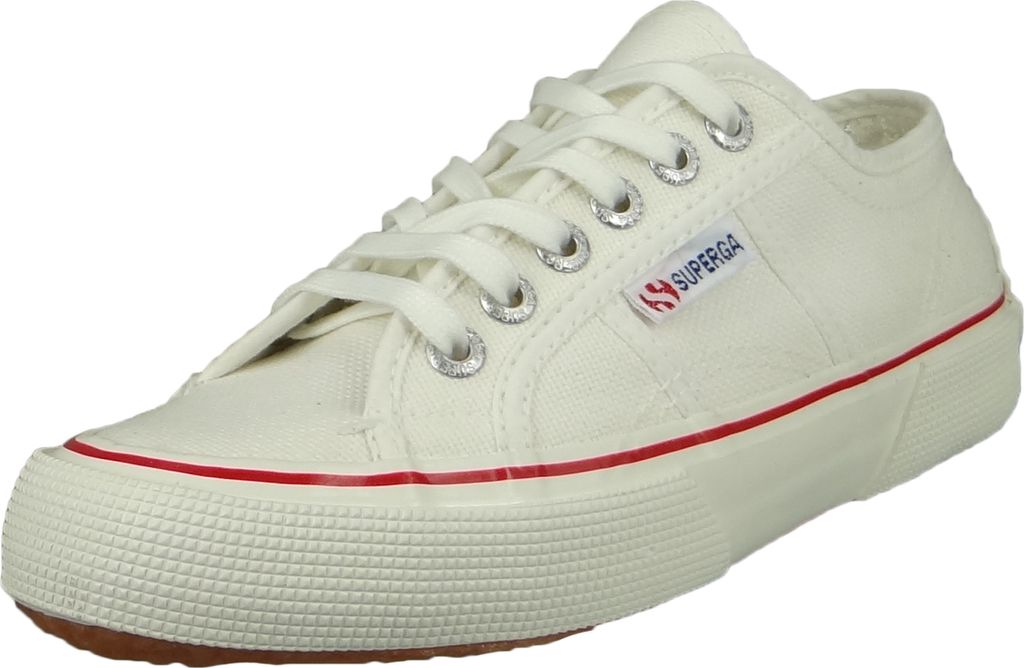 Superga Damen Low Sneaker 2490 Bold Groovy Patches Low Top S81259W Weiß