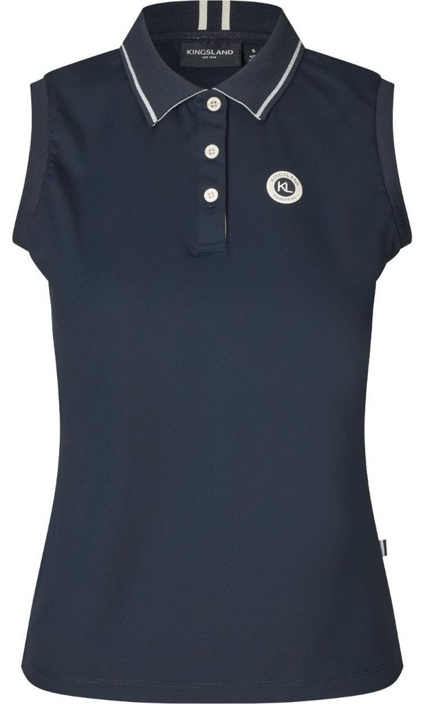 Kingsland Top Damen KLLaura FS 2026 Sleeveless Poloshirt Navy L