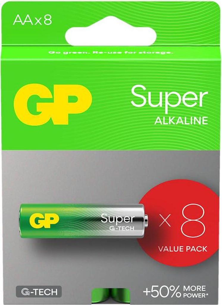 GP Batteries Ultra Alkaline GP15AU Jednorázová baterie AA, Obrázek produktu 