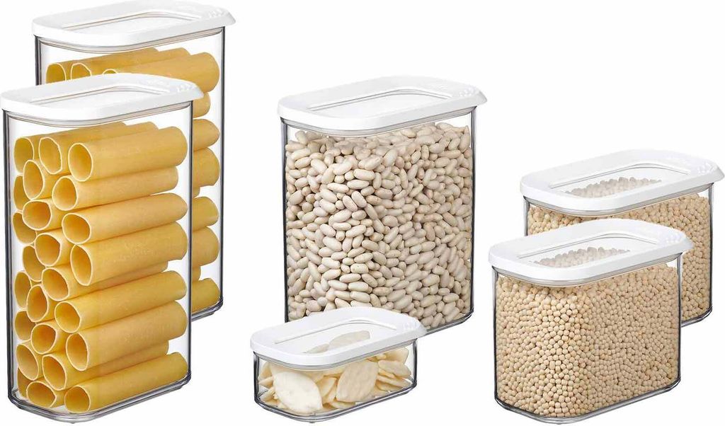 Mepal MODULA Vorratsdosen Set 6-teilig weiß Produktbild 