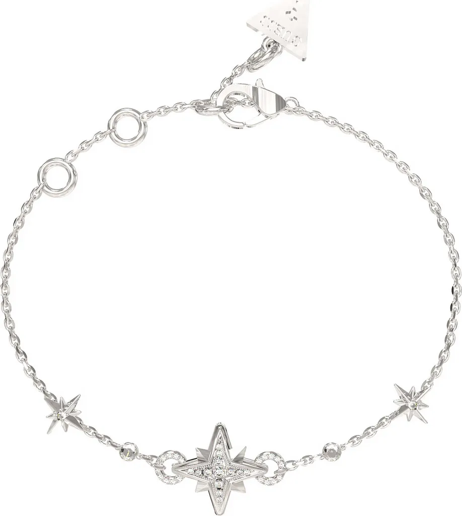 Guess Bracciale Donna JUBB03330JWRHS In The Sky - Acciaio Argento