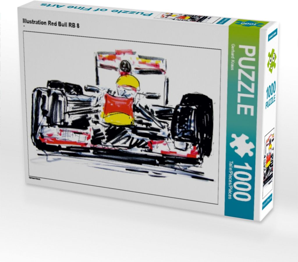 Calvendo Illustration Red Bull RB 8 1000 Teile Puzzle quer 640x480mm, Kraus Gerhard; 7339758
