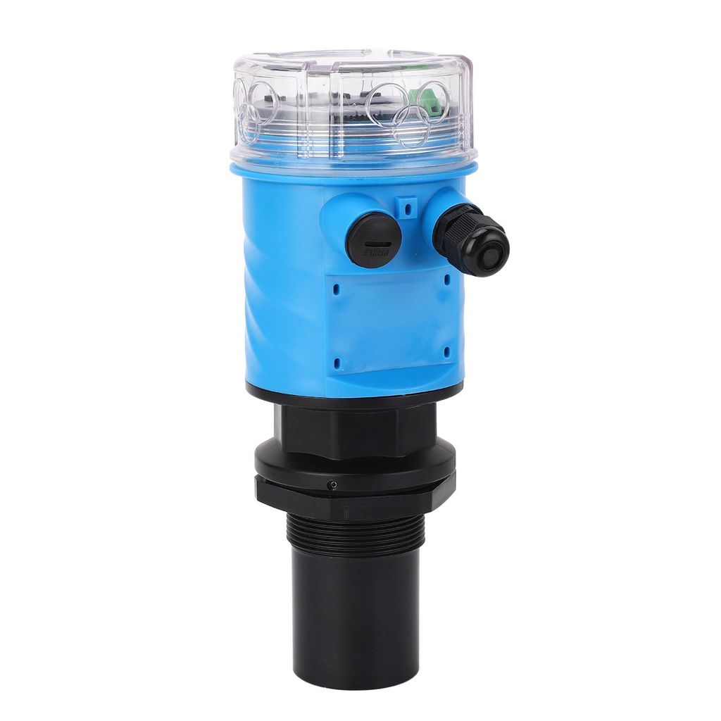 Ultraschall-Wasserstandssensor mit LED-Anzeige, 4–20 mA, Wassertank-Tiefenmesser, DC 24 V, 0–5 m