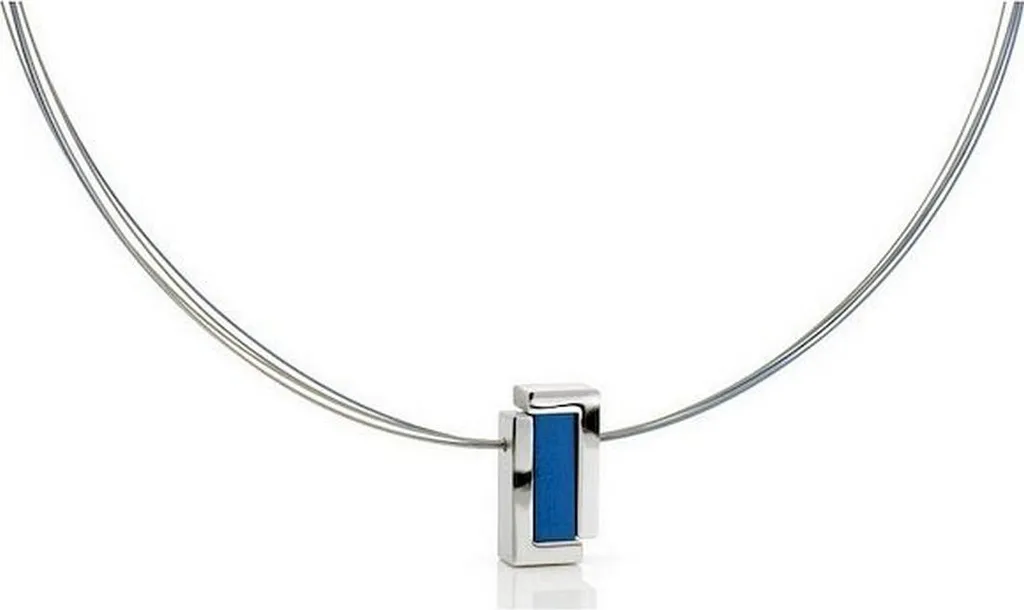 Collier ras de cou rigide pour femme C110B CLIC by Suzanne argenté