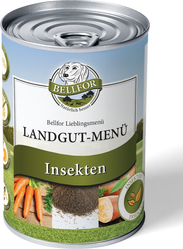 Bellfor Landgut-Menü - Nassfutter - Insektenprotein - Produktbild 