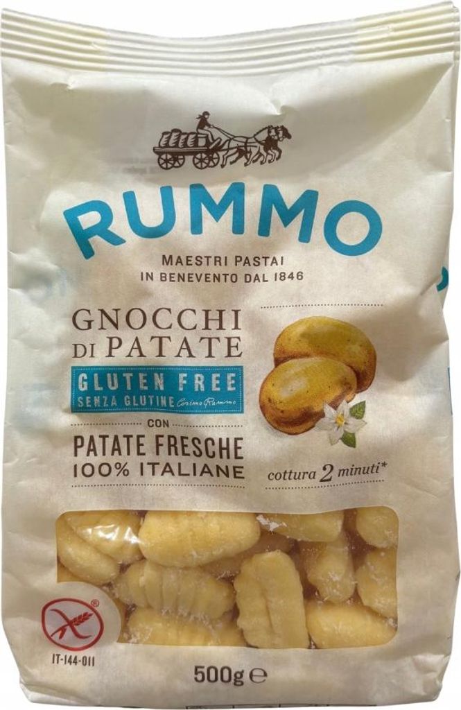 A bag of Rummo Gnocchi di Patate (potato gnocchi).