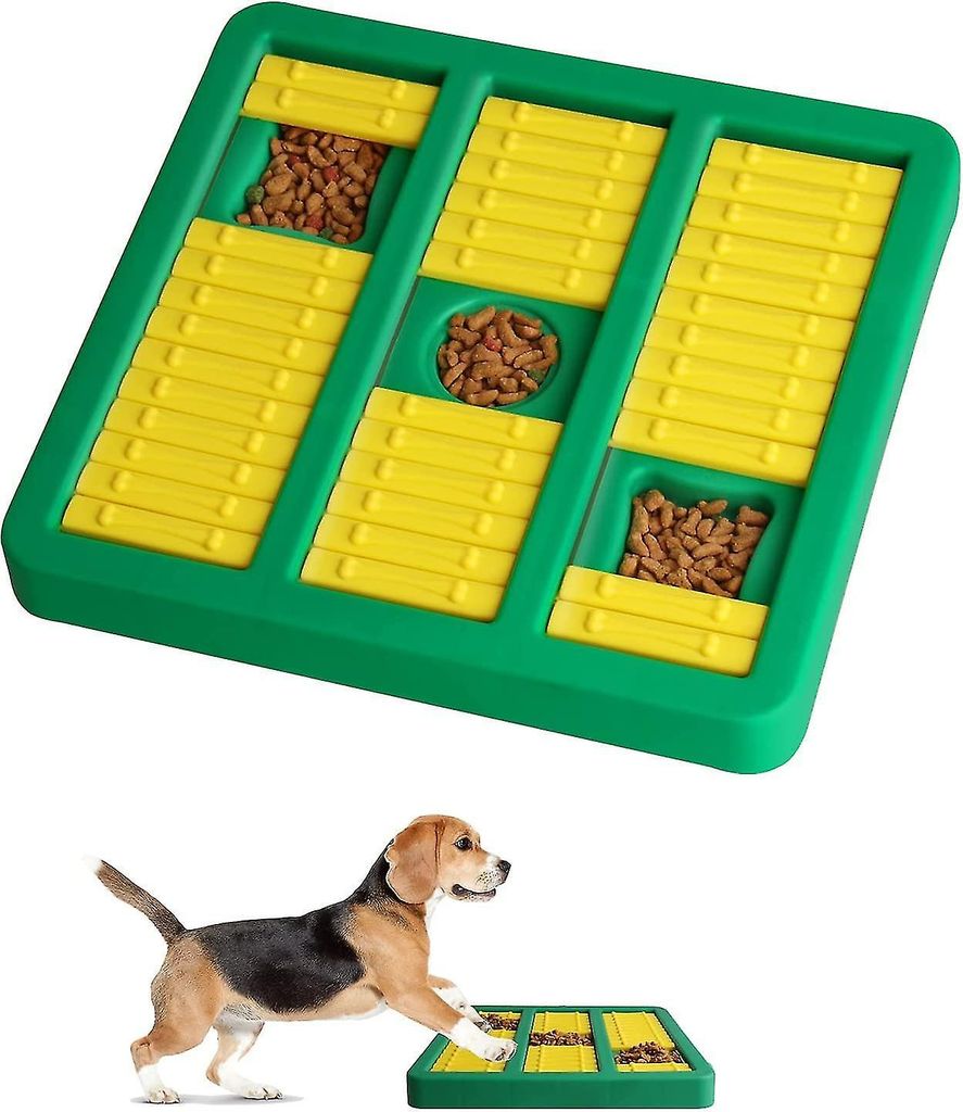 Intelligentes Hundespielzeug, Hundepuzzle, Hundetrainingsspiele, Futterspender mit rutschfestem intelligentem Puzzle, interaktives Spielzeug zur Ve...