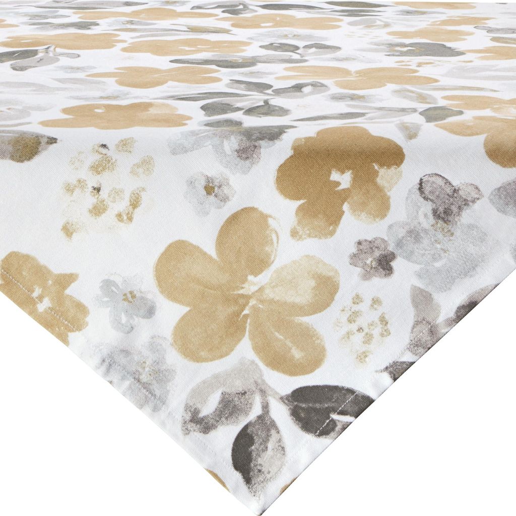 REDBEST Mitteldecke beige-grau 100x100 cm