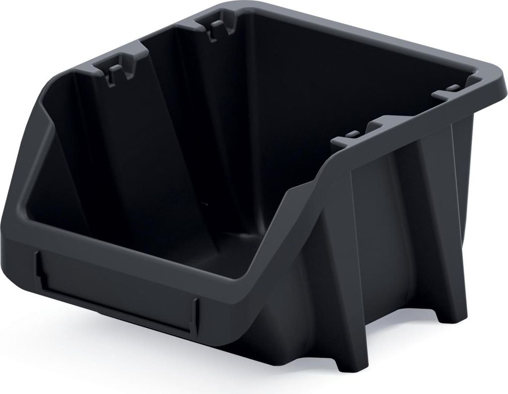 Werkzeugschale kurz mit Wandhalterung breite 15 cm Schwarz