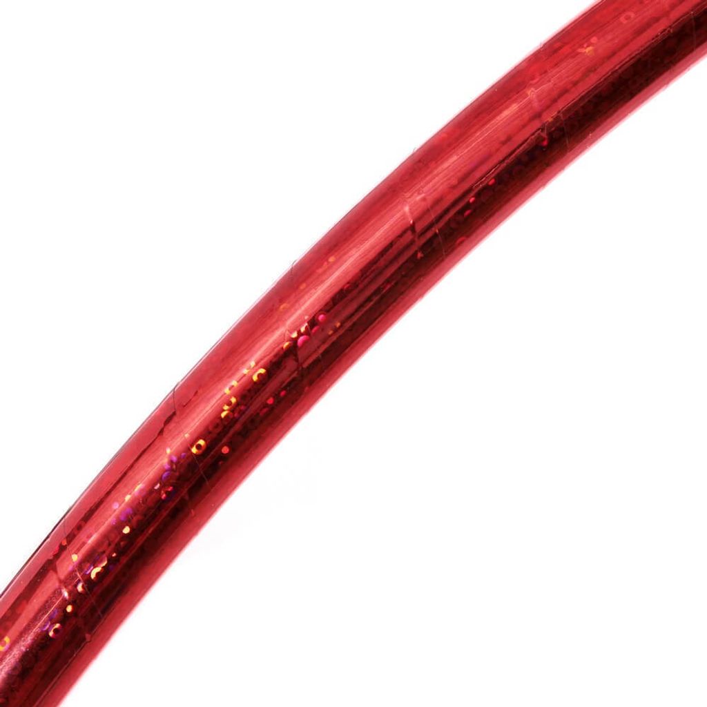Kinder Hula Hoop, Glitter Farben, Ø 80cm Rot