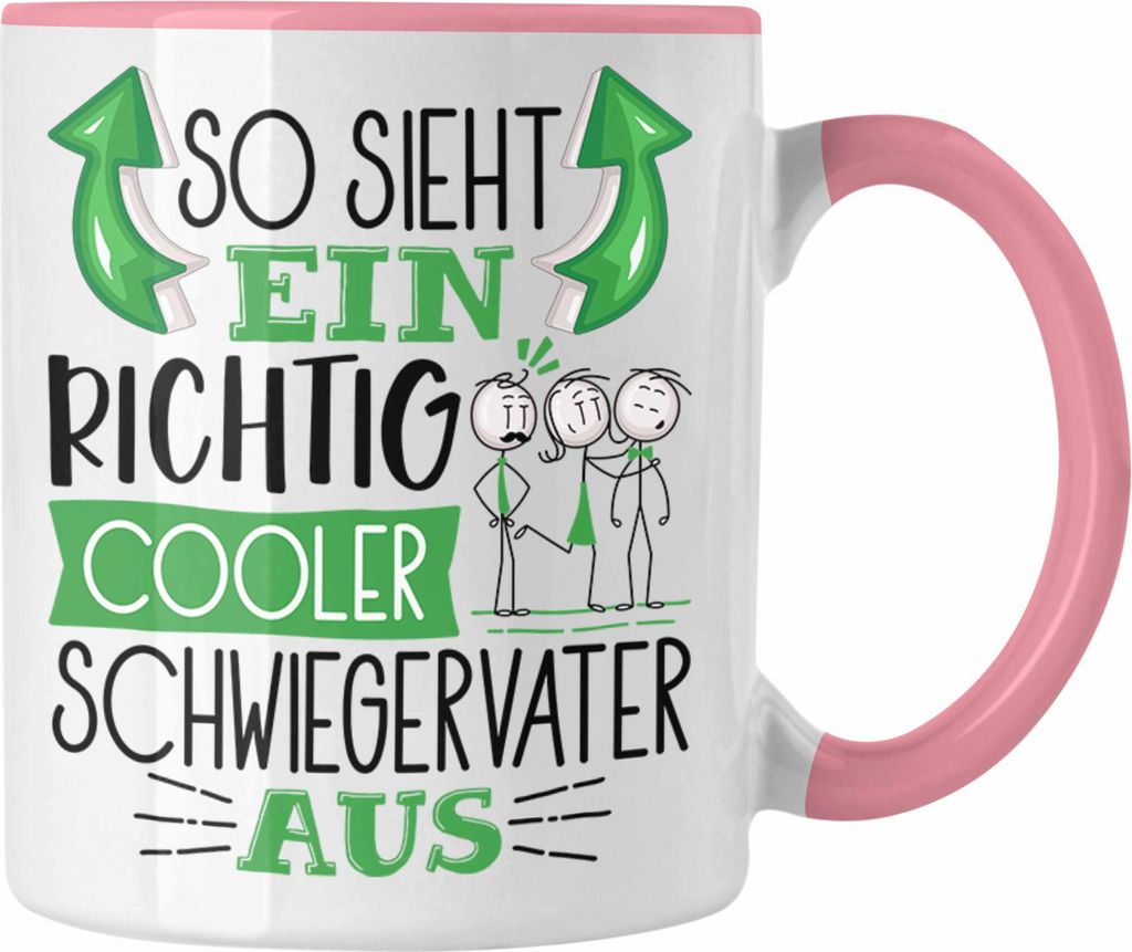 Trendation - Schwiegervater Tasse Geschenk So Sieht Ein RIchtig Cooler Schwiegervater Aus Geschenkidee Lustiger Spruch Geburtstag Becher Kaffeetass...
