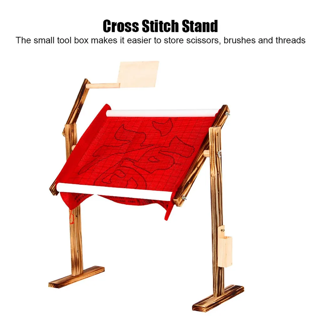 Support de broderie ergonomique pour broder sans les mains en bois - 8
