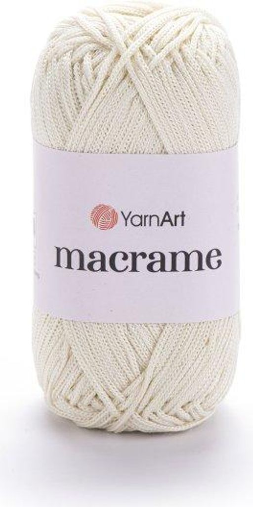Sznurek poliestrowy YarnArt Macrame 1.5 mm 137 / wanilia Zdjęcie produktu 